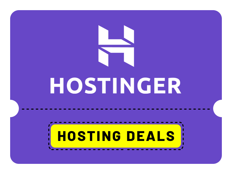 Hostinger Web Hosting Deals & Offers 2024